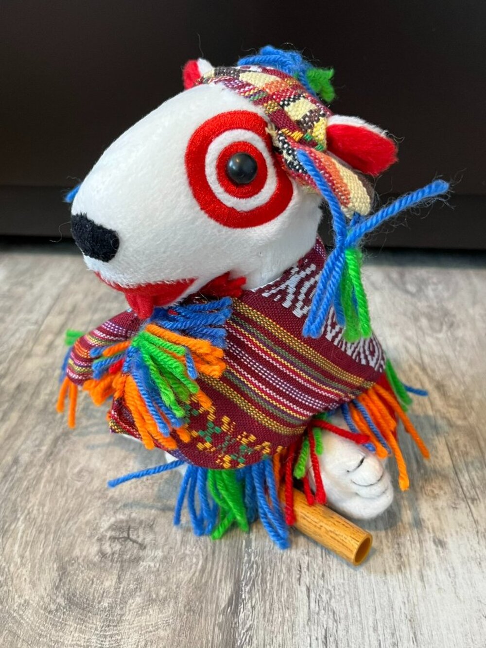 Target Bullseye Peruvian Musical Dog 2010 Plushie, Edition One #1515/2500